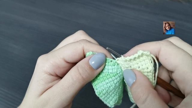 МК салфетка. Как связать круг тунисским крючком?! смотреть онлайн