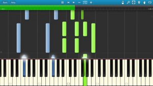Нюша - Только (на пианино Synthesia)