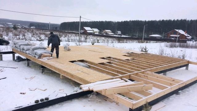 правильный каркасный дом строим ч.1 перекрытие смотреть онлайн