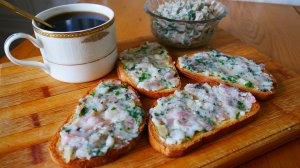 Закуска просто ОГОНЬ!!! Бутерброды с салом