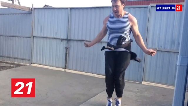 Jumping rope home (тренировка дома со скакалкой) смотреть онлайн