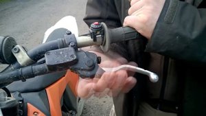 Эндуро. Настройка рычагов управления