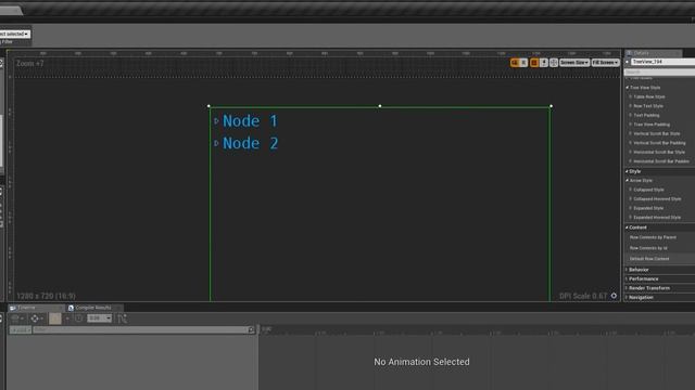 Tree View Widget in UE4