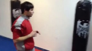 Тренировка удара Лоу Кик  Low Kick