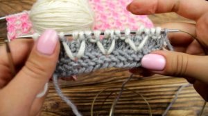 Красота. Турецкий жаккард спицами. Необычные цветные узоры