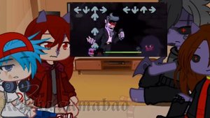 ||Fnf divorce mod(Bad ending) react to corrupted D.D vs evil BF [Deathmatch]||Original||FNF||