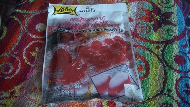 Мармелад из агар-агара «Тайские цветы» Lobo  Thai Flowers Flavour Agar Dessert Mix Lobo