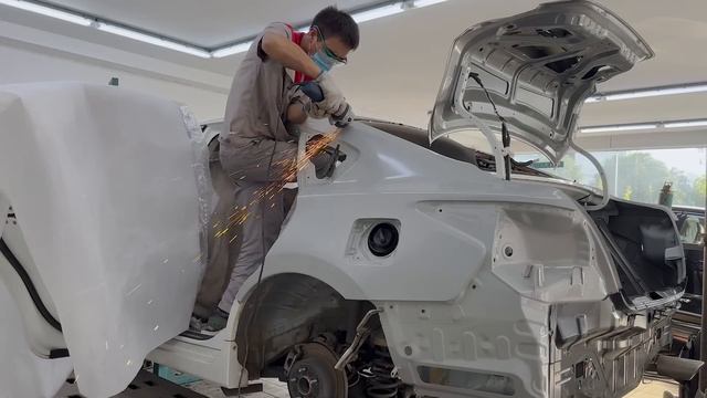 High-Quality Restoration of a Nissan Teana After Accident Damage！ смотреть онлайн