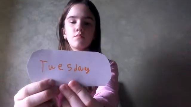 Видео урок. Дни недели на английском языке. смотреть онлайн