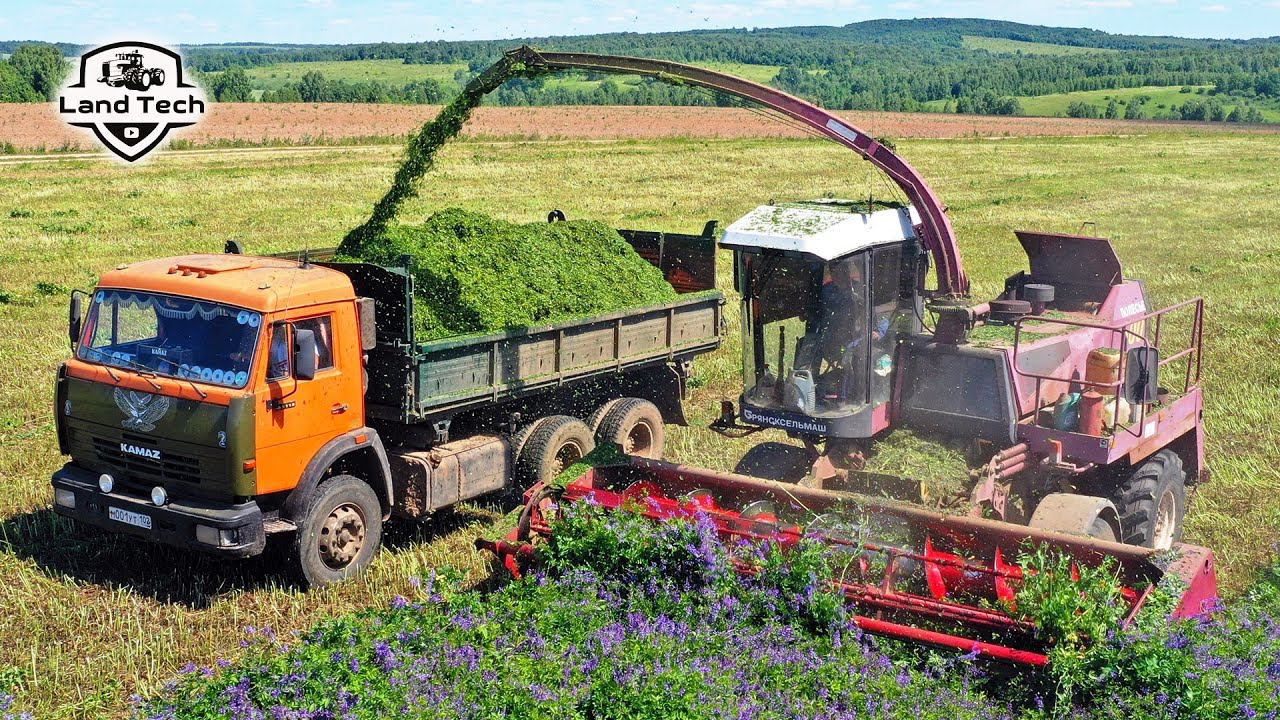 Комбайн ПОЛЕСЬЕ 600 (КСК-600) - как КСК-100, но лучше! Заготовка кормов, отзыв комбайнера! смотреть онлайн