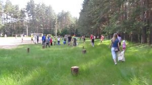 Детский лагерь "Радуга". Круговая эстафета_старшие.