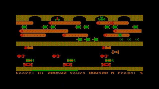 Frogger PC-DOS (Konami 1983) смотреть онлайн