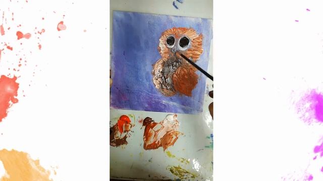 Рисуем совенка и сказка про него: мастер-класс для детей смотреть онлайн