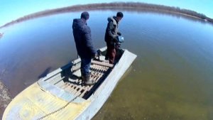 Саня купил казанку. Проба под 5л.с. 22.04.2019