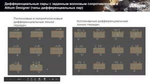 Вебинар Проектирование печатных плат в Altium Designer с дифференциальной передачей данных