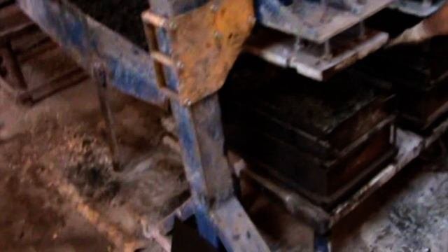 Производство арболитовых блоков.