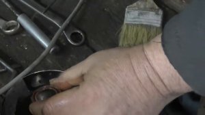 Токарный вращающийся центр, замена подшипников.