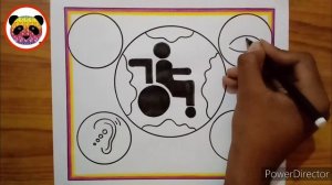 World Disability day drawing / World Disability day poster / International disability day drawing