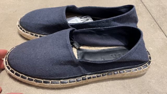 Эспадрильи Zara Синие смотреть онлайн