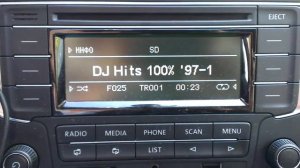 Перезагрузка штатной магнитолы RCD 320