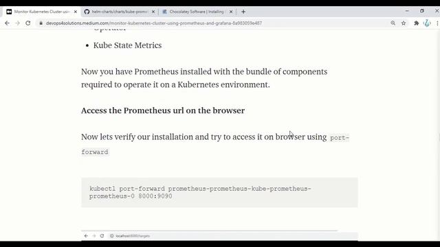 Monitor Kubernetes Cluster using Prometheus and Grafana | Prometheus Deployment using Helm Chart