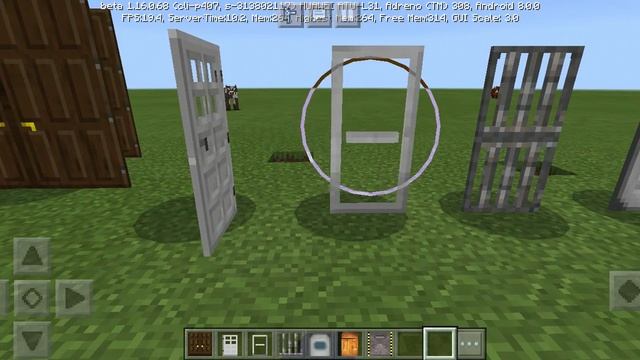 Лучший мод на большие двери в майнкрафт. На телефоне, 1.16+ смотреть онлайн