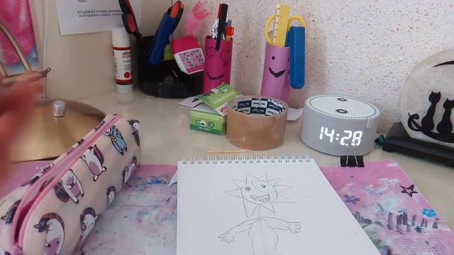рисуем аниматроника солнце