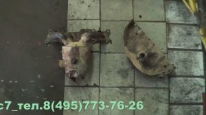 Замена 2х катализаторов на пламегасители, Peugeot 407. Москва.