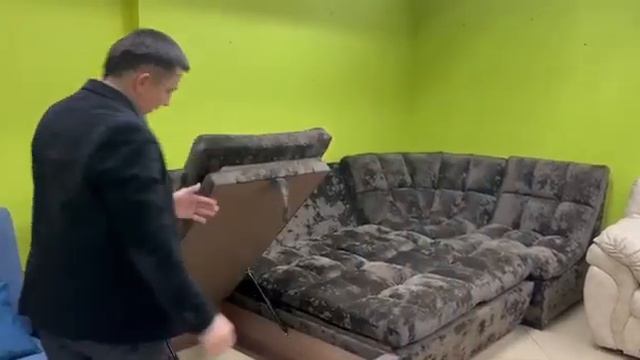 Модульный диван Люксор в гостиную, механизм "пума" Фабрика Оазис-мебель смотреть онлайн