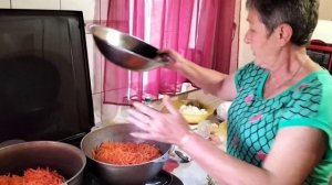 "Завтрак Туриста" салат на зиму с рисом