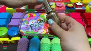 RELAXING WITH CLAY PIPING BAGS VS MAKEUP VS GLITTER Mixing Random Things Into Slime 5347.mp4