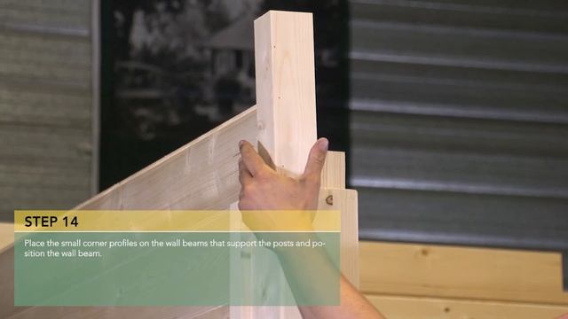 Build a summerhouse: Prima system with flat roof and canopy | Lugarde смотреть онлайн