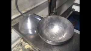 Ротационное вытягивание полусферы