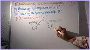 Ковбой Джон попадает в муху на стене с вероятностью 0.9... Теория вероятностей ЕГЭ ПРОФИЛЬ 2022