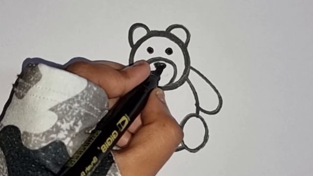 how to draw teddy bear|как нарисовать плюшевого мишку|como dibujar osito de peluche|Drawings for ki