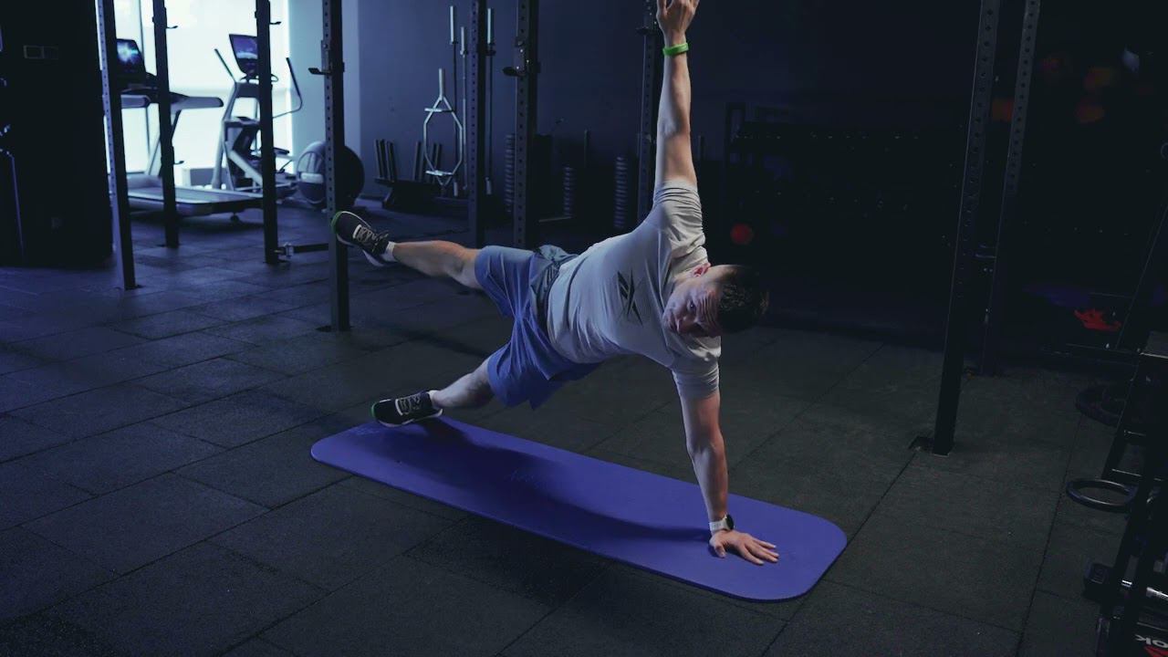 Боковая планка звезда/ Star Side Plank