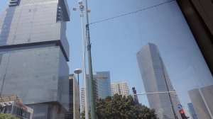 Тель-Авив На автобусе от Центрального автовокзала до улицы Алленби  - 22 мая 2017 Tel Aviv Израиль