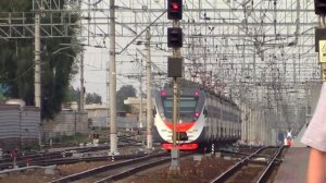 Приветливые электропоезда ЭД4М-0500 и ЭД4М-0501 "Спутники-ЦППК":-)