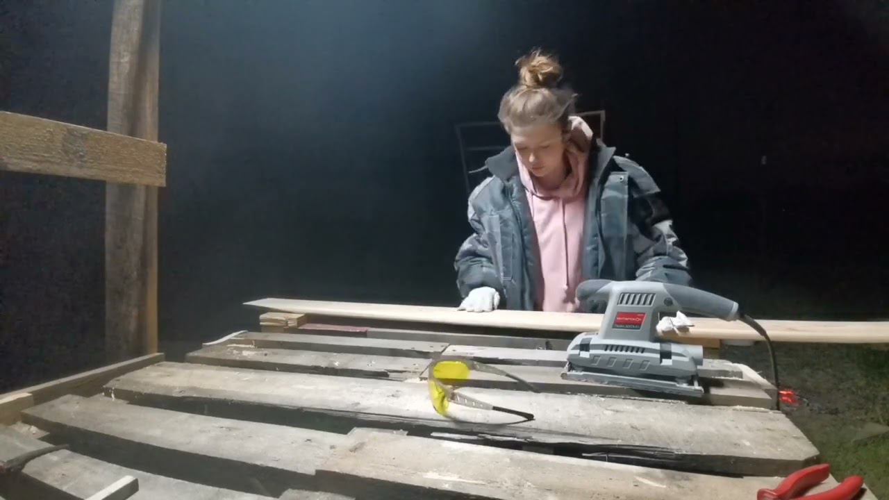 Лавочка для отдыха (3часть) #садоваямебель #своимируками #скамейка