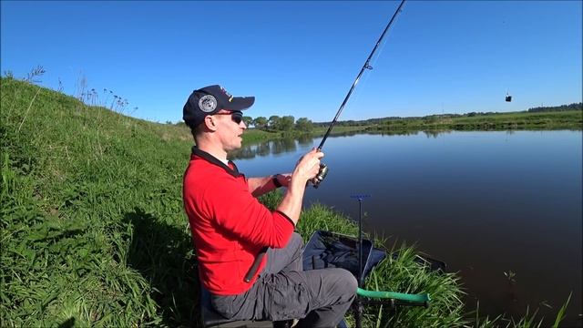 Рыбалка на Фидер. Верхняя Москва-река. смотреть онлайн