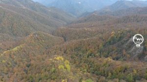 Адыгея, Лаго-Наки. Горы осенью. Съемка с Квадрокоптера DJI Phantom 4 (QM video)