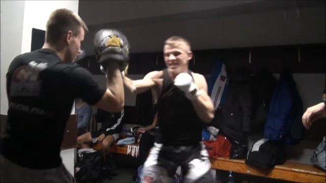 Николай Денисов.Перед боем на турнире Fight Nights