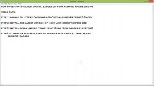 how to get notification count/badges on your android phone like ios??