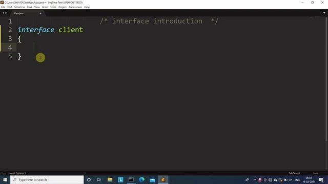 Interface in Java | Learn Coding
