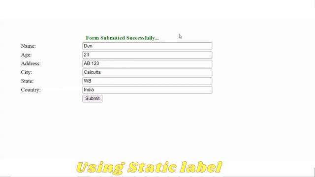 Auto Hide Label using JavaScript | JavaScript #javascript