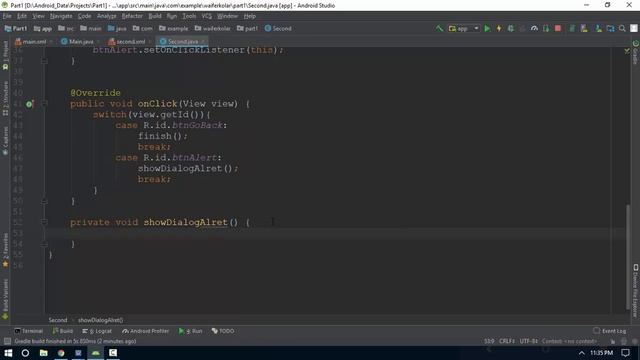 8 Create Alert Dialog смотреть онлайн