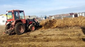 ГРУЖУ НАВОЗ НА Т-25 ? ПОГРУЗЧИК КУН ТОРНАДО 500 ??