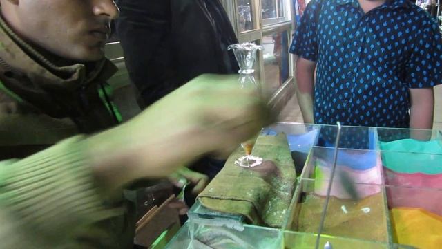 Песочные рисунки в колбе. Процесс. смотреть онлайн