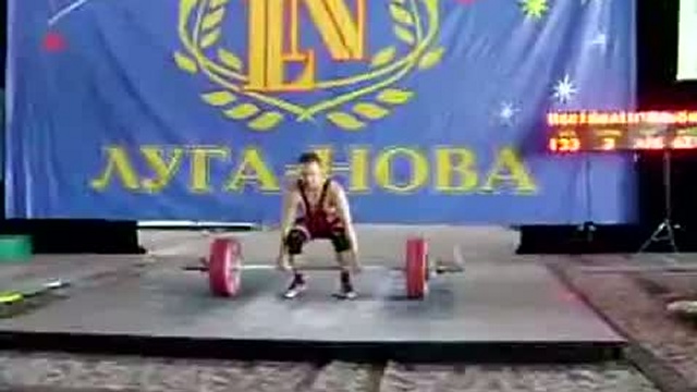 Насибулин Альберт, толчек 133 кг, Чемпионат Украины 2009, в/к до 62 кг смотреть онлайн