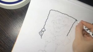 Рисую Спанч Боба Draw Sponge Bob